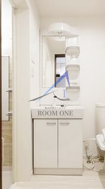 洗面設備　洗面台です。