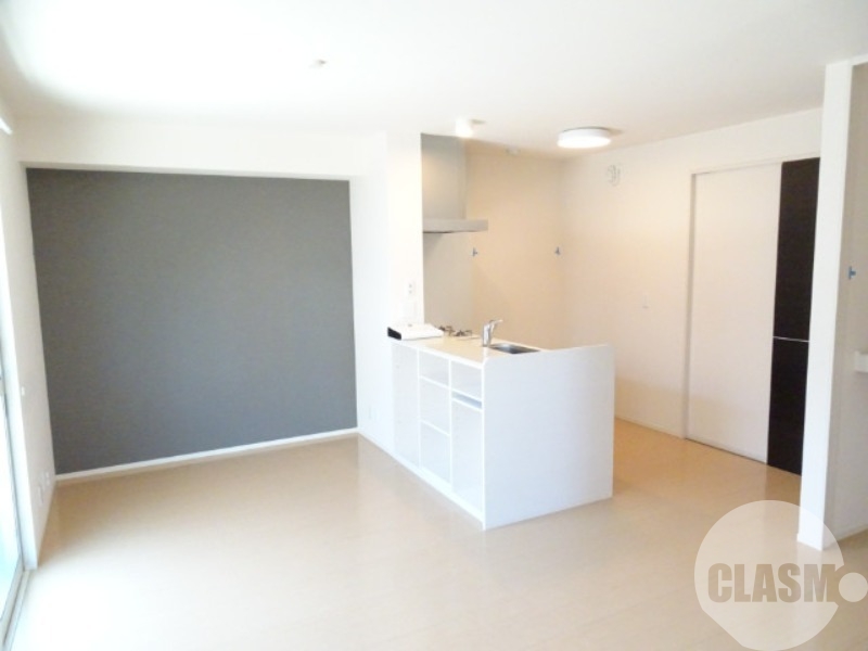 居室・リビング　カウンターキッチンです♪