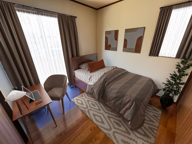 居室・リビング　家具はＣＧです