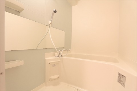 バス・シャワールーム　大きめの鏡です。