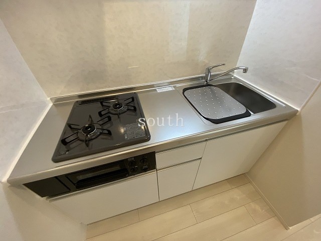 キッチン　２口コンロ＋グリル