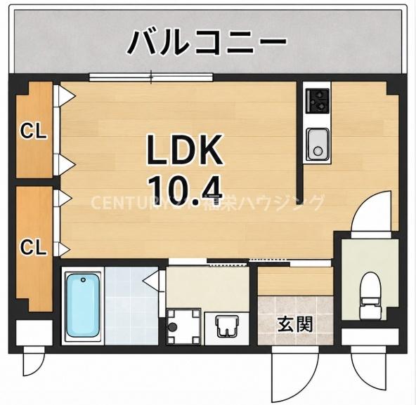 地下鉄長堀鶴見緑地線 横堤駅 徒歩5分 3階建 築10年の間取り写真