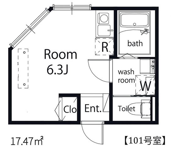 TocA新柴又の間取り写真