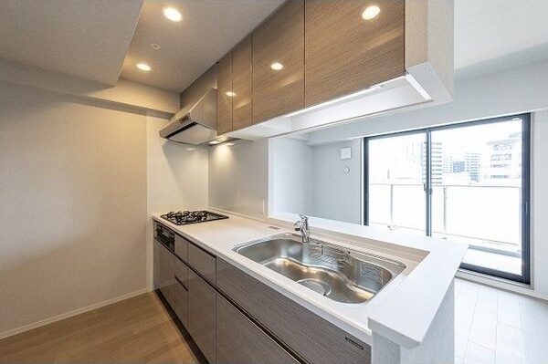 キッチン　※写真は同じマンションの違う部屋のものになります。