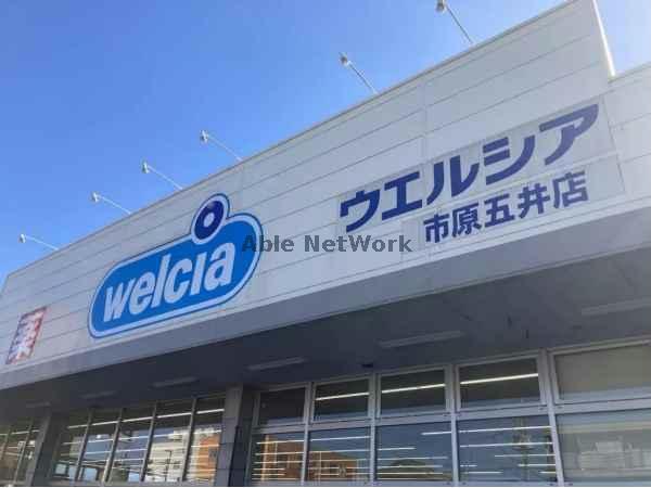ドラックストア　ウエルシア市原五井店（ドラッグストア）まで1590m