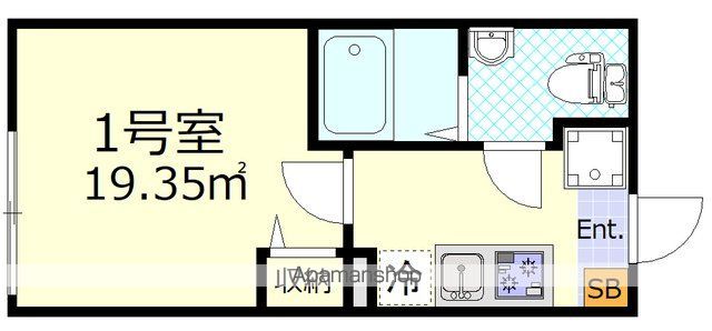 西武新宿線 上井草駅 徒歩5分 3階建 築4年の間取り写真