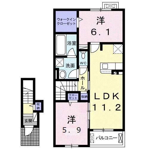 カンタービレの間取り写真