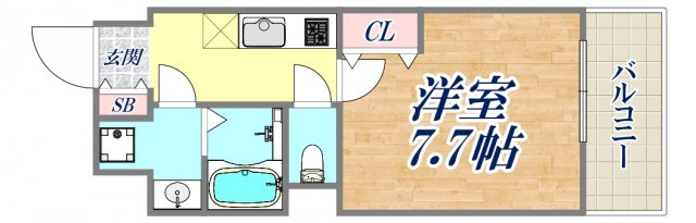 LIVIAZ KOBE CRESTの間取り写真
