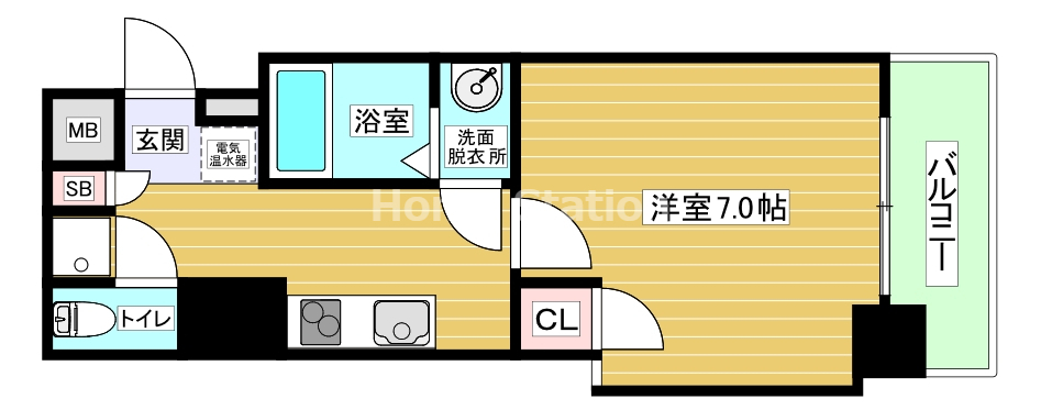 地下鉄千日前線 野田阪神駅 徒歩2分 10階建 築14年の間取り写真
