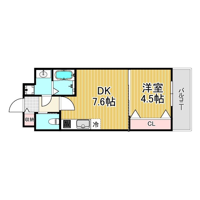 リトラル西宮北の間取り写真