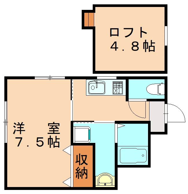 ＪＲ日豊本線 下曽根駅 徒歩14分 2階建 築19年の間取り写真
