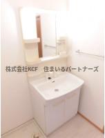 洗面設備　使いやすい洗面所です
