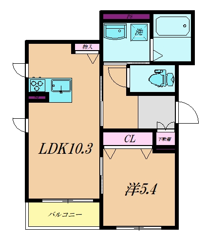 グリシーナの間取り