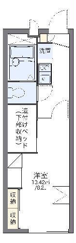 レオパレス片岸の間取り