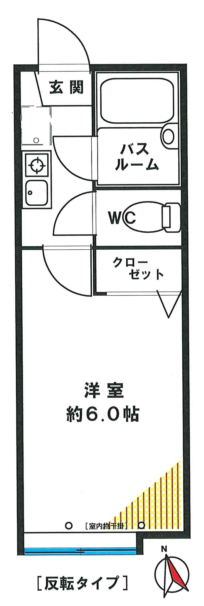 サブウェイ北綾瀬Ｂの間取り