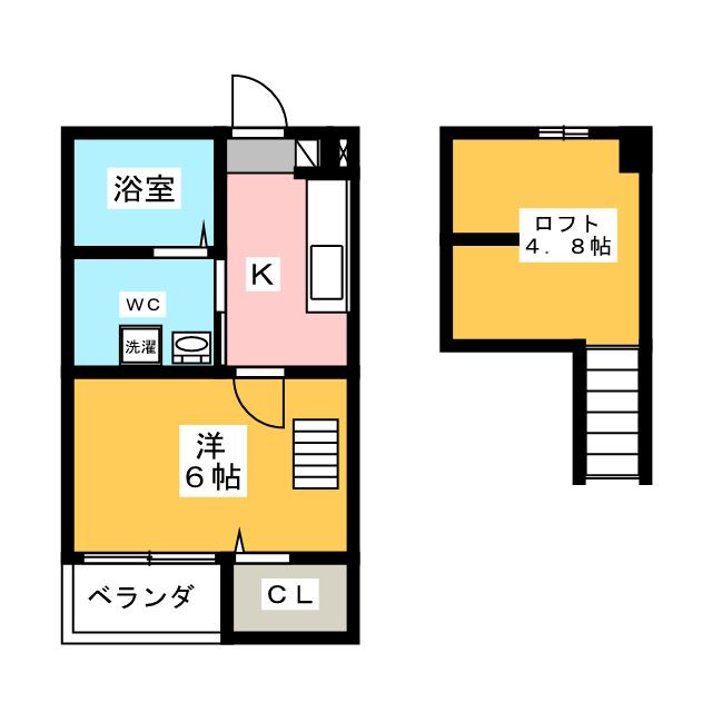 ブドワール塩池の間取り