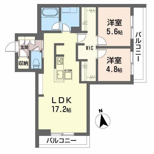 ビアッジオ松縄の間取り