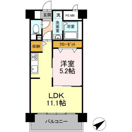 Residential岡崎の間取り