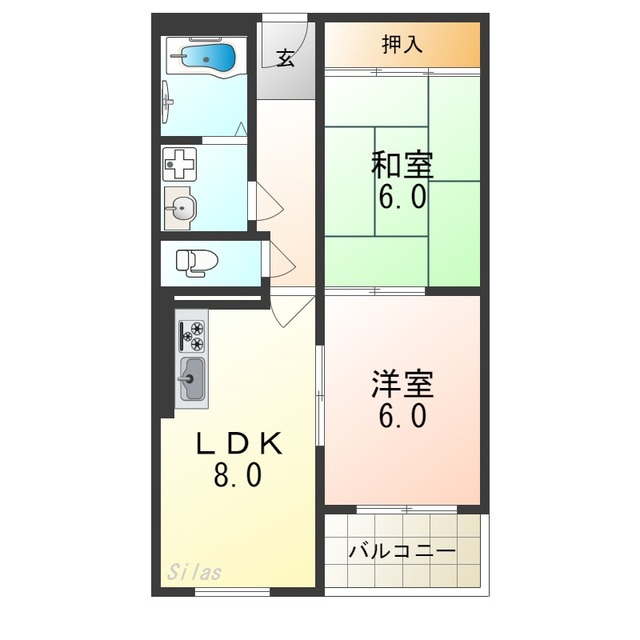 センチュリー三島の間取り