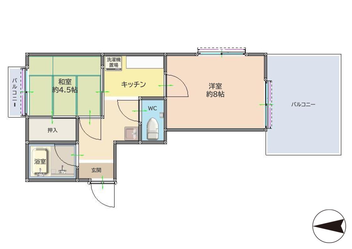 樋ノ口マンションの間取り