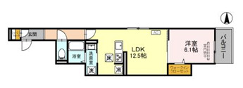 京都市伏見区両替町９丁目のアパートの間取り