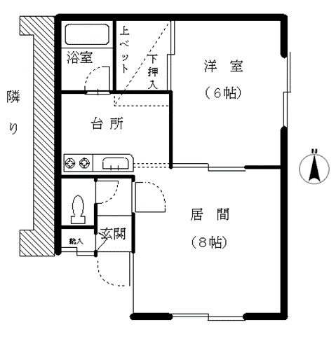 紋別クラブハイツの間取り