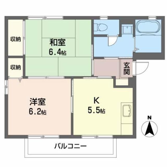 リバティガーデン　Ｂの間取り