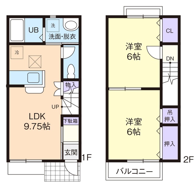 ラポール瑞穂　IIの間取り