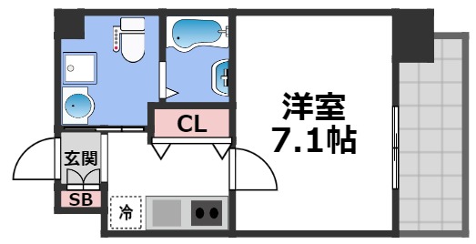 JPレジデンス大阪城東IIの間取り