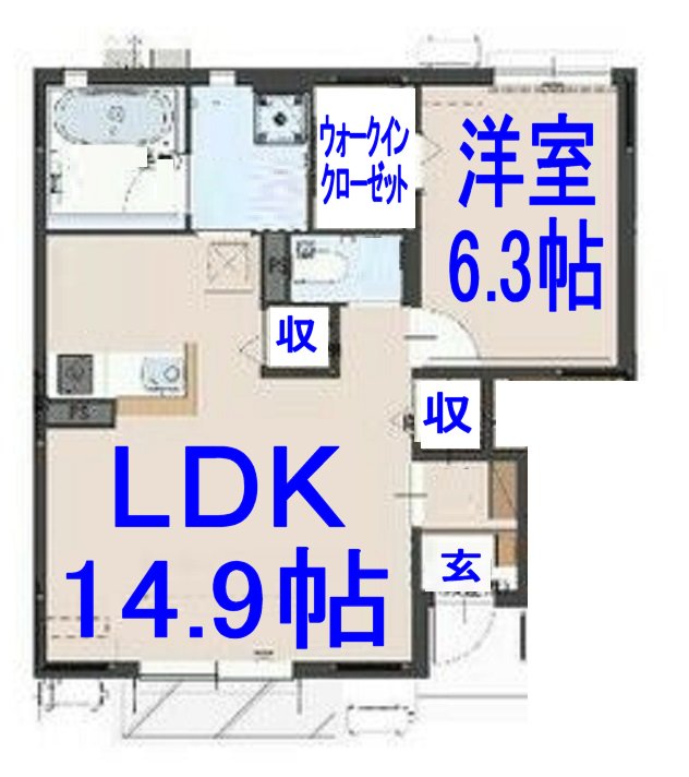 ユアメゾン小山Hの間取り