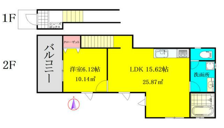 アーバイン府中町の間取り