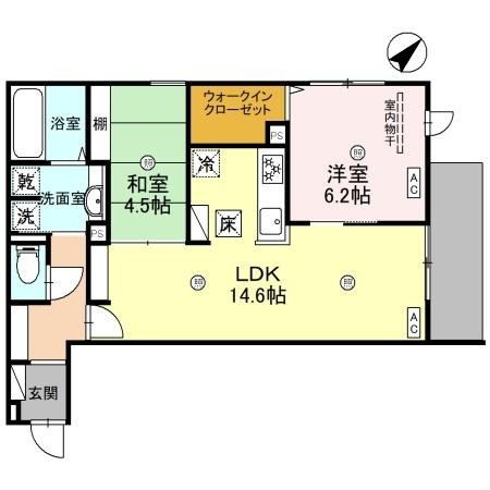 クラシスト清和園町の間取り