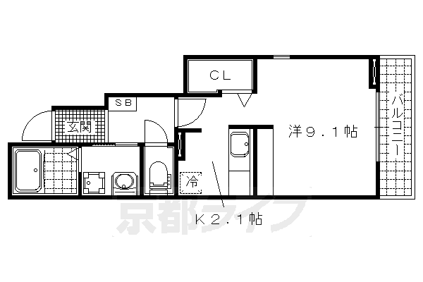 キャメルチュイールの間取り