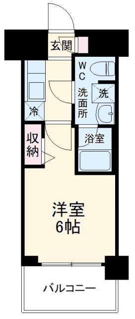 メインステージ横濱伊勢佐木IIの間取り