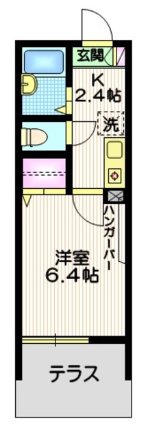 世田谷区下馬のマンションの間取り