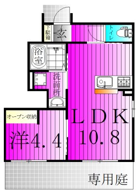 ECRIN～エクラン～の間取り