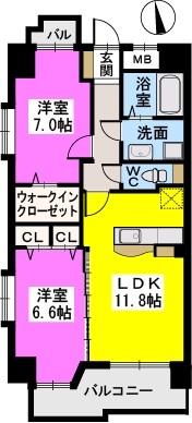 モンテ・オットー西公園の間取り