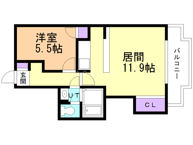 パークレジデンシャルＢの間取り