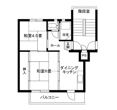 東本郷9号棟の間取り