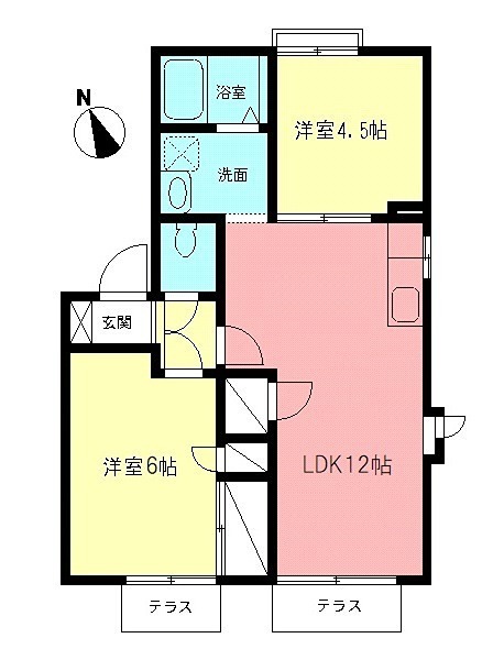 カーサ柏台Ａの間取り