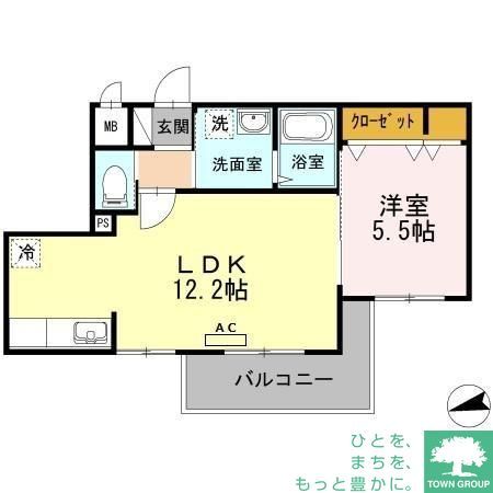 世田谷区等々力のマンションの間取り