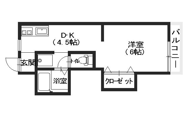 カルチェ吉信の間取り