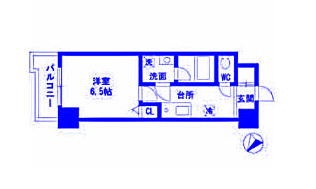 横浜市都筑区大丸のマンションの間取り