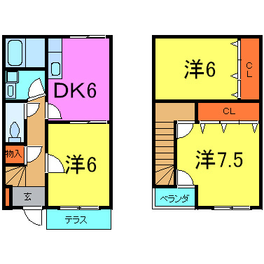 【プリマベーラの間取り】