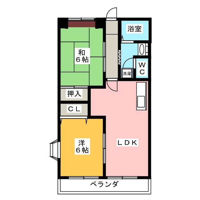 エステートヤマキの間取り