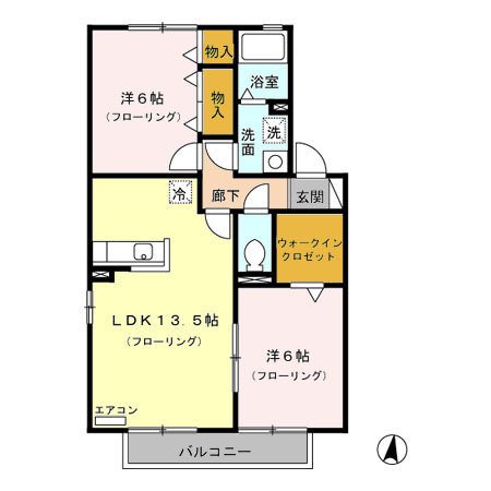 ヒルズ・加茂川の間取り