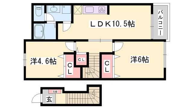 シエルソーレの間取り