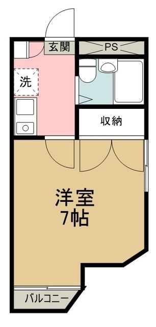 東大和市南街のマンションの間取り