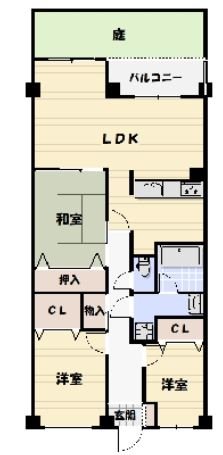 アドバンス新検見川の間取り