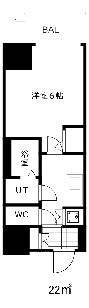 ワールドアイ神戸ウエストの間取り